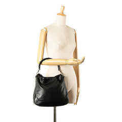 Leather Bamboo Satchel