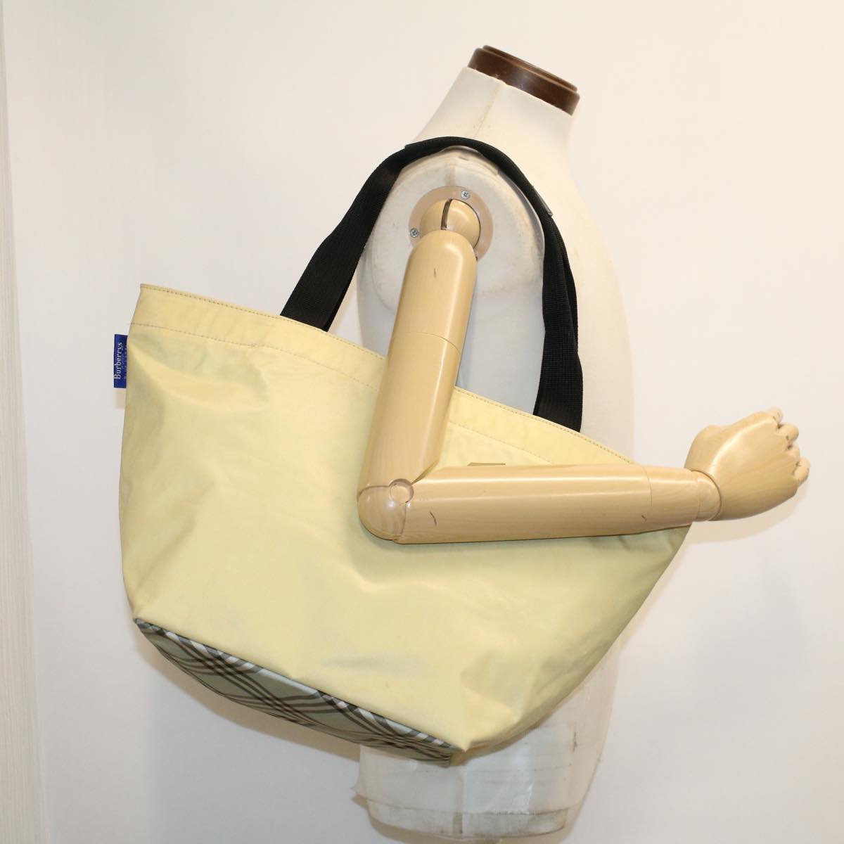 Burberry London Tote Vintage Check Canvas