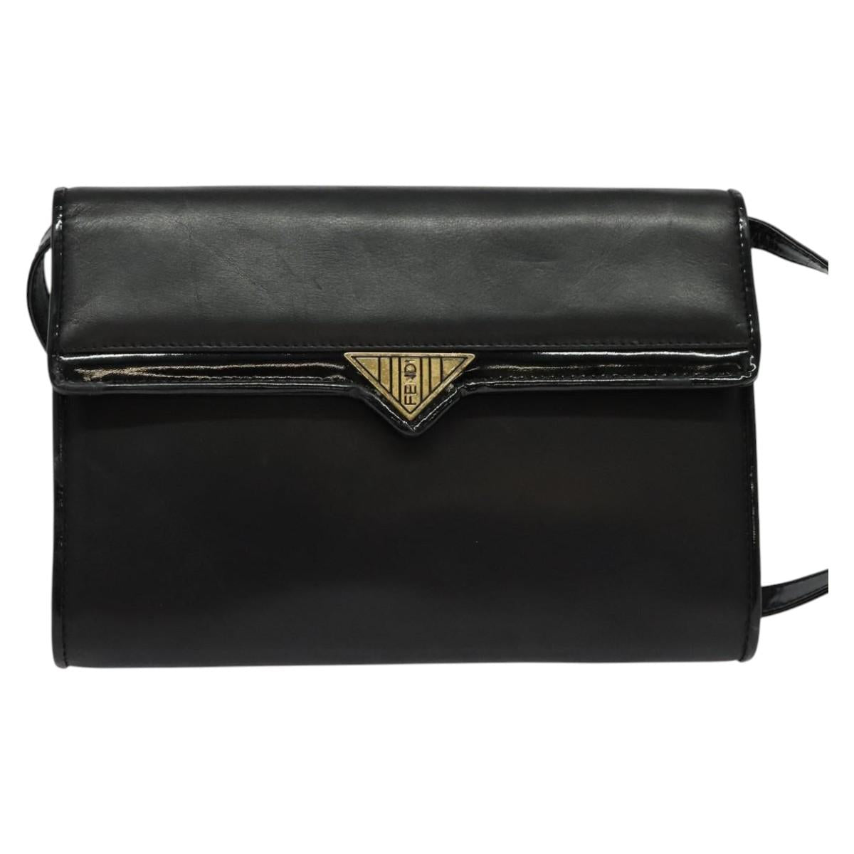 Fendi Envelope Clutch Leather