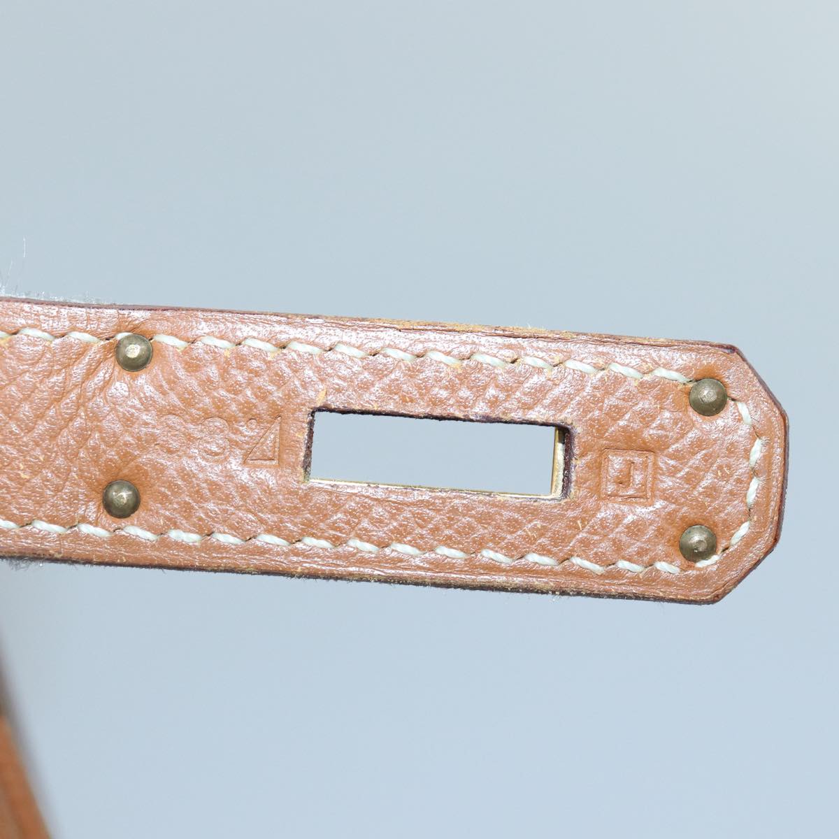 Hermes Birkin Handbag Brown Courchevel with Gold Hardware