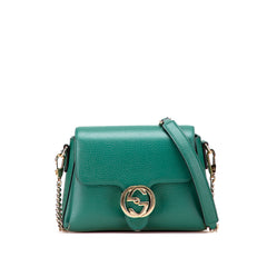 Small Dollar Calfskin Interlocking G Crossbody