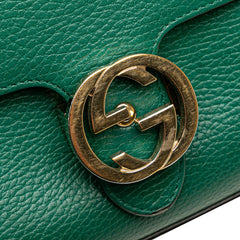 Small Dollar Calfskin Interlocking G Crossbody