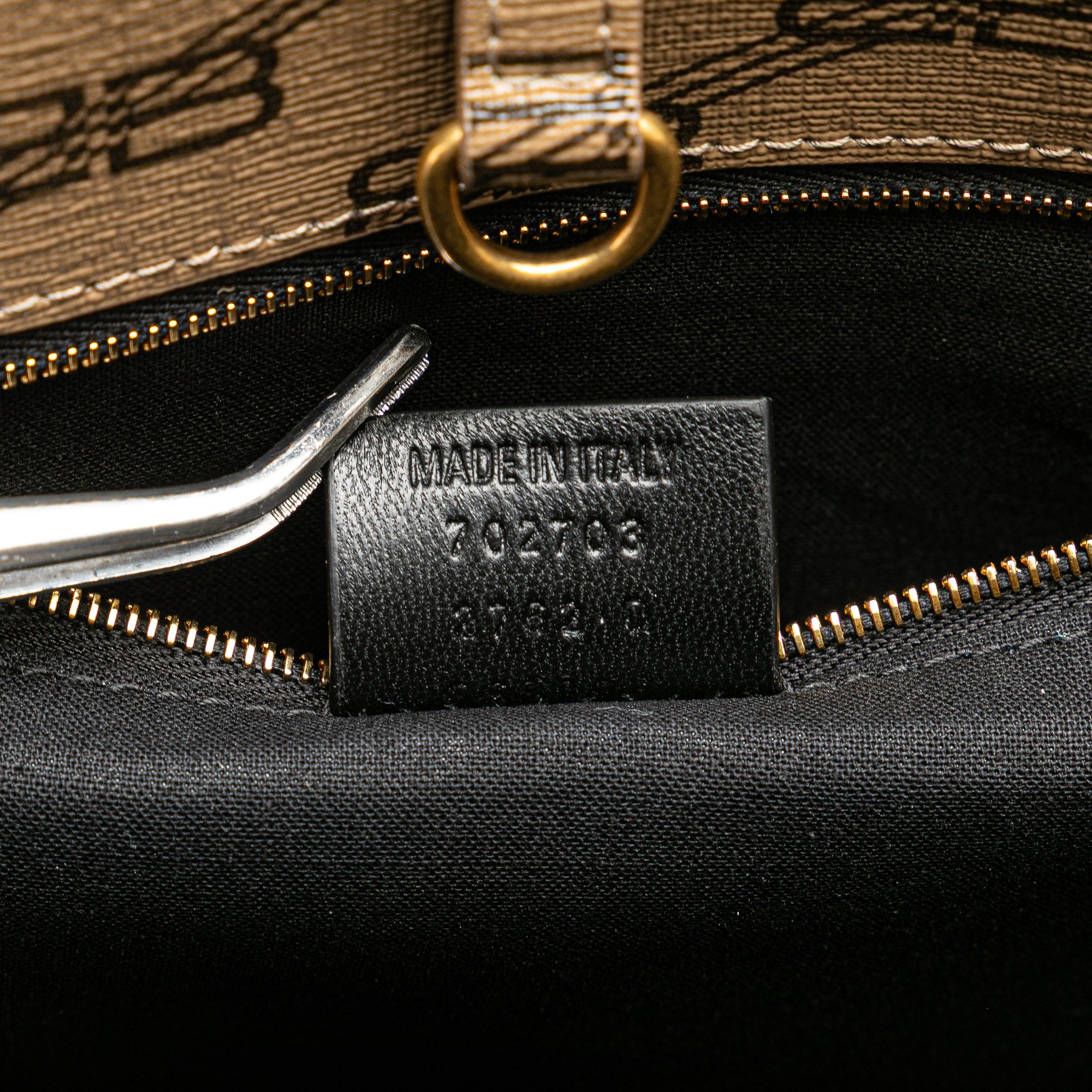 Large BB Monogram Coated Canvas Signature East West Shopper Bag