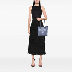 Mini Canvas Deauville Tote