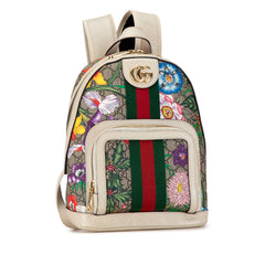 Small GG Supreme Flora Ophidia Backpack