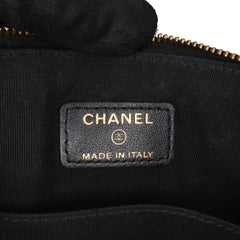 Quilted Lambskin Double Case with Chain