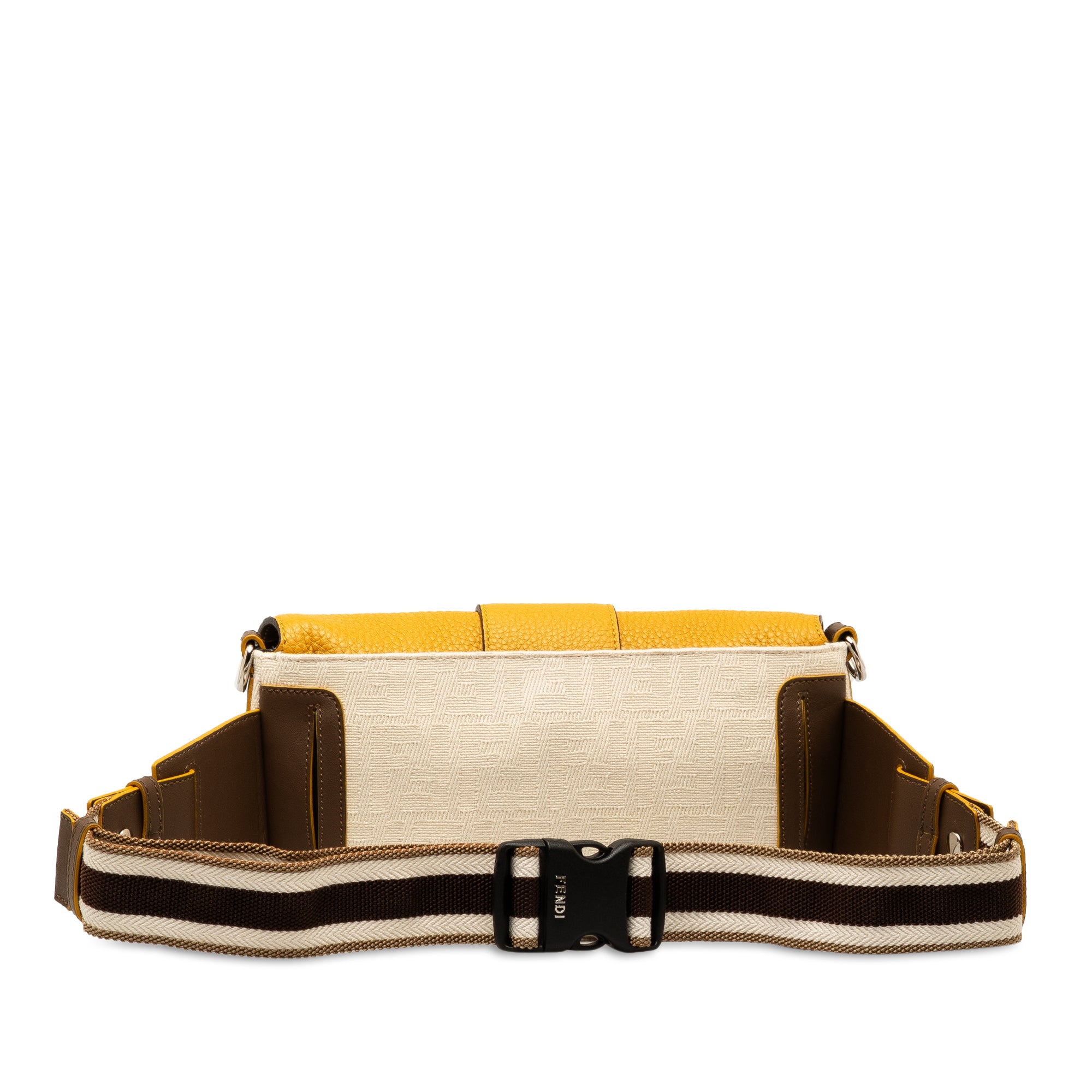 Zucca Canvas and Leather Convertible Baguette_2