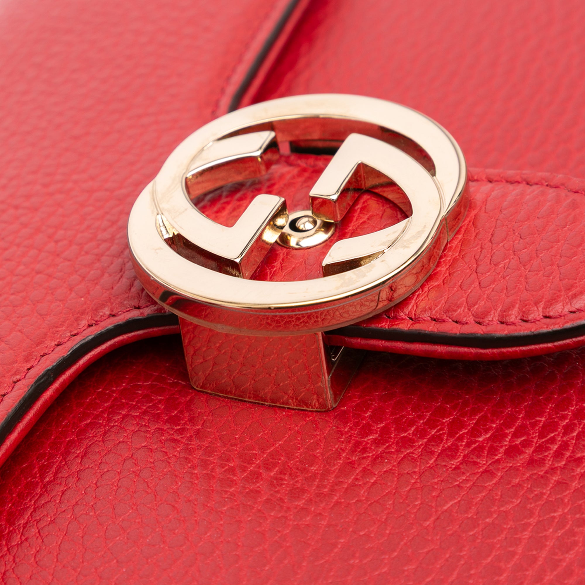 Small Dollar Calfskin Interlocking G Crossbody