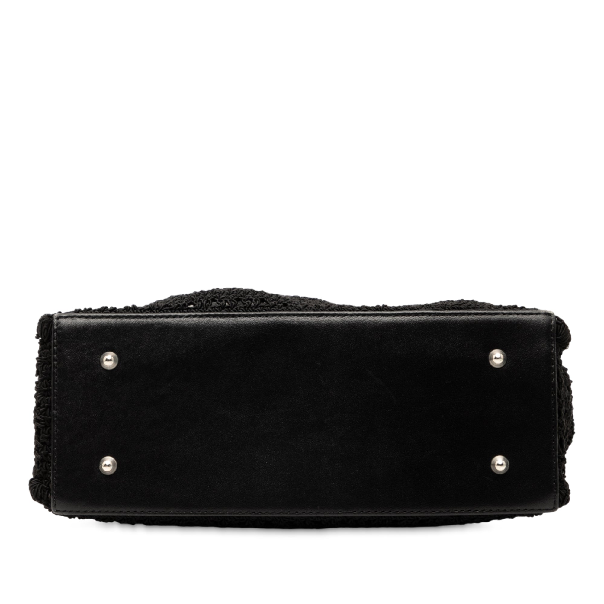 CC Crochet Raffia Chain Tote