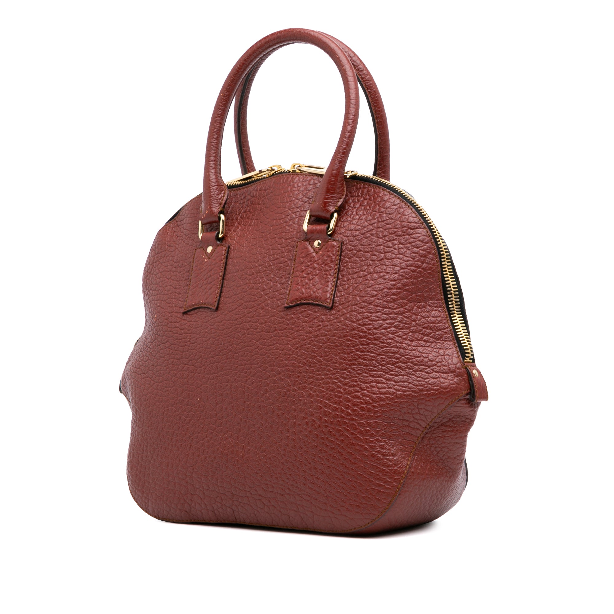 Medium Grained Calfskin Heritage Orchard Bowling Bag