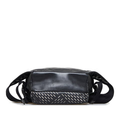 Perforated Leather Belt Bag