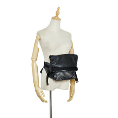 Perforated Leather Belt Bag