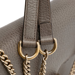 Small Dollar Calfskin Interlocking G Crossbody