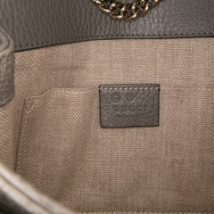 Small Dollar Calfskin Interlocking G Crossbody