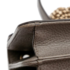 Small Dollar Calfskin Interlocking G Crossbody