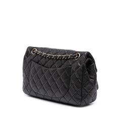 CC Quilted Lambskin Double Flap