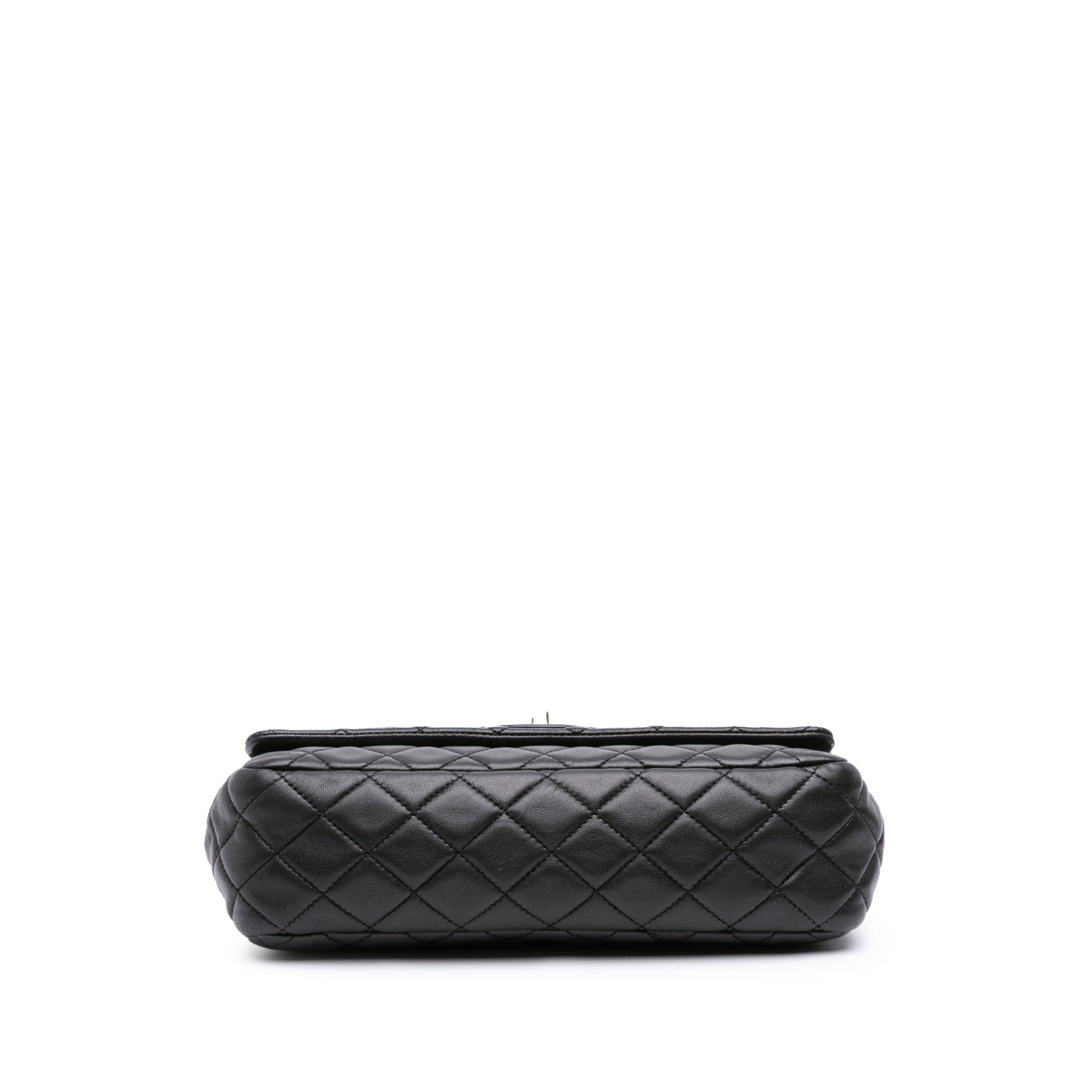 CC Quilted Lambskin Double Flap