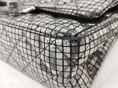 Chanel Mirror Reissue 2.55 Flap Bag Quilted Suede with Calfskin