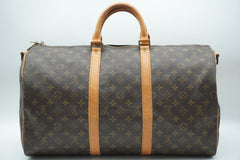 Louis Vuitton Keepall Bandouliere Bag Monogram Canvas