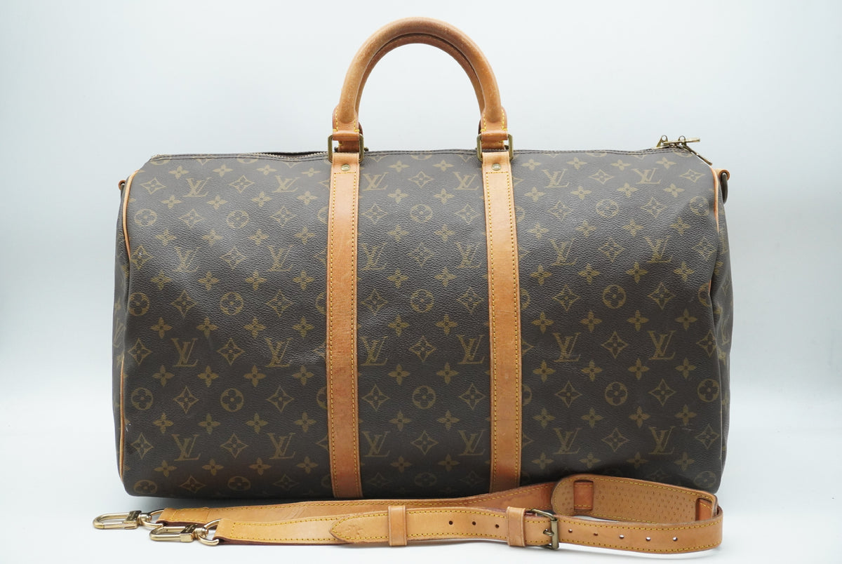 Louis Vuitton Keepall Bandouliere Bag Monogram Canvas