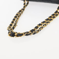 Chanel Vintage Square Classic Double Flap Bag Quilted Leather