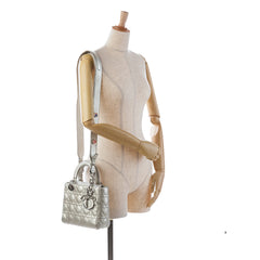 Small Metallic Grained Calfskin Cannage My ABCDior Lady Dior