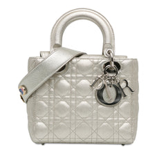 Small Metallic Grained Calfskin Cannage My ABCDior Lady Dior