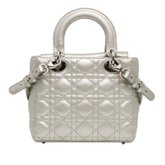 Small Metallic Grained Calfskin Cannage My ABCDior Lady Dior