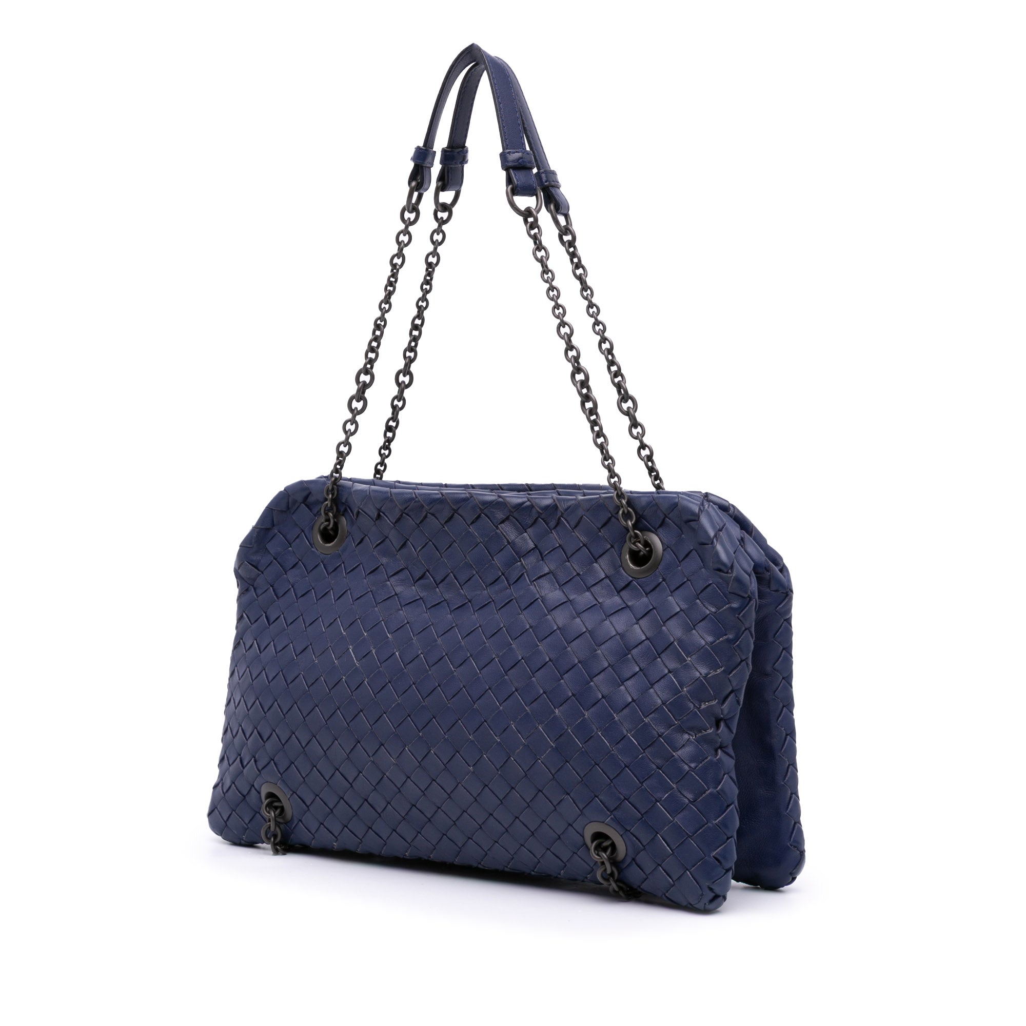 Nappa Intrecciato Duo Shoulder Bag