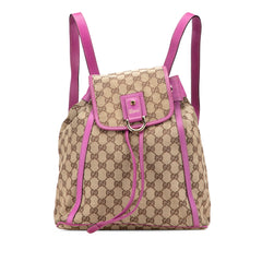 GG Canvas Abbey D Ring Backpack