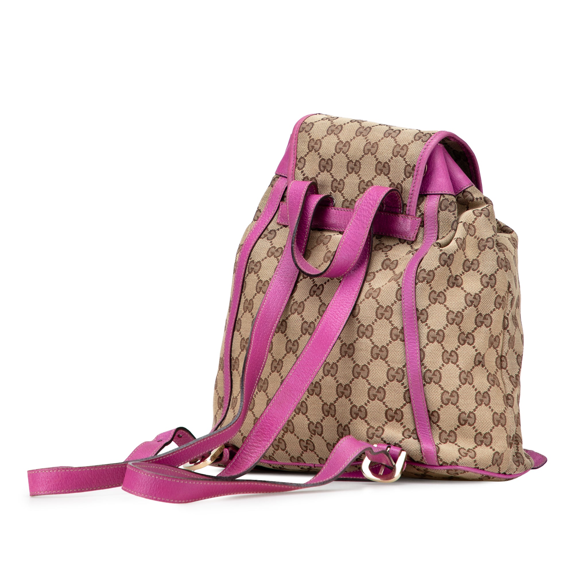 GG Canvas Abbey D Ring Backpack