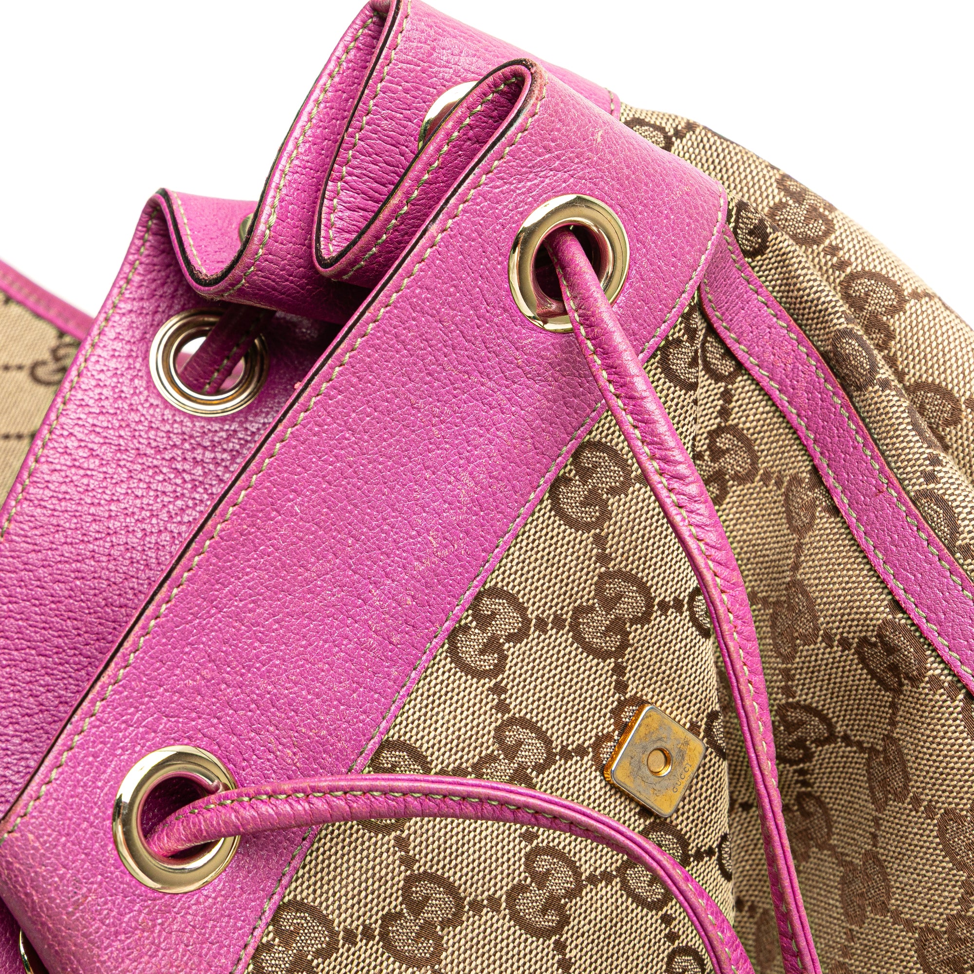 GG Canvas Abbey D Ring Backpack