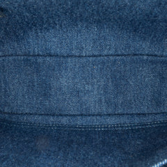 Small Denim Intreccio Camera Bag
