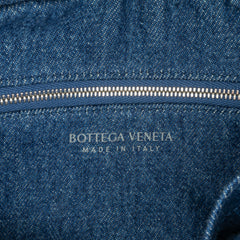 Small Denim Intreccio Camera Bag