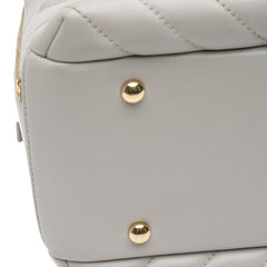 Medium Chevron Lambskin Trendy CC Bowling Bag