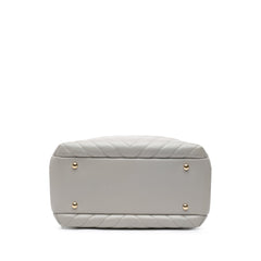 Medium Chevron Lambskin Trendy CC Bowling Bag