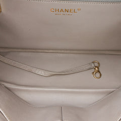 Medium Chevron Lambskin Trendy CC Bowling Bag