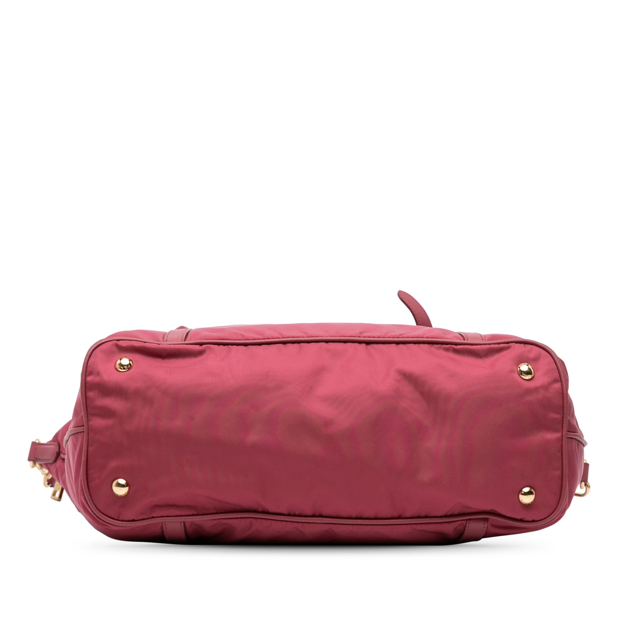 Saffiano Trimmed Tessuto Satchel