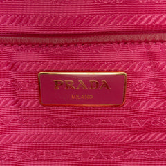 Saffiano Trimmed Tessuto Satchel