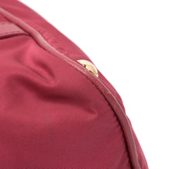 Saffiano Trimmed Tessuto Satchel