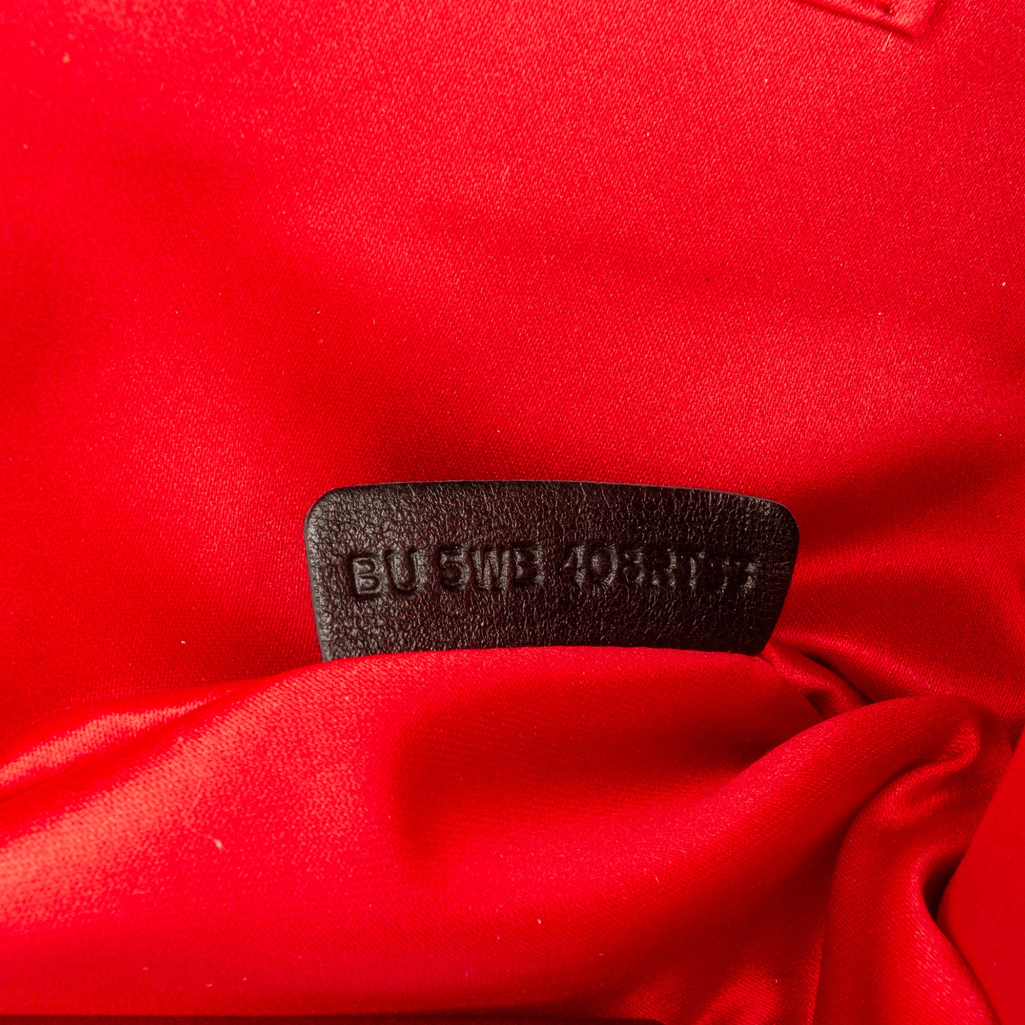 Satin Pleated Chain Evening Clutch