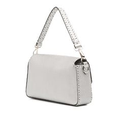 Leather Selleria Baguette Satchel