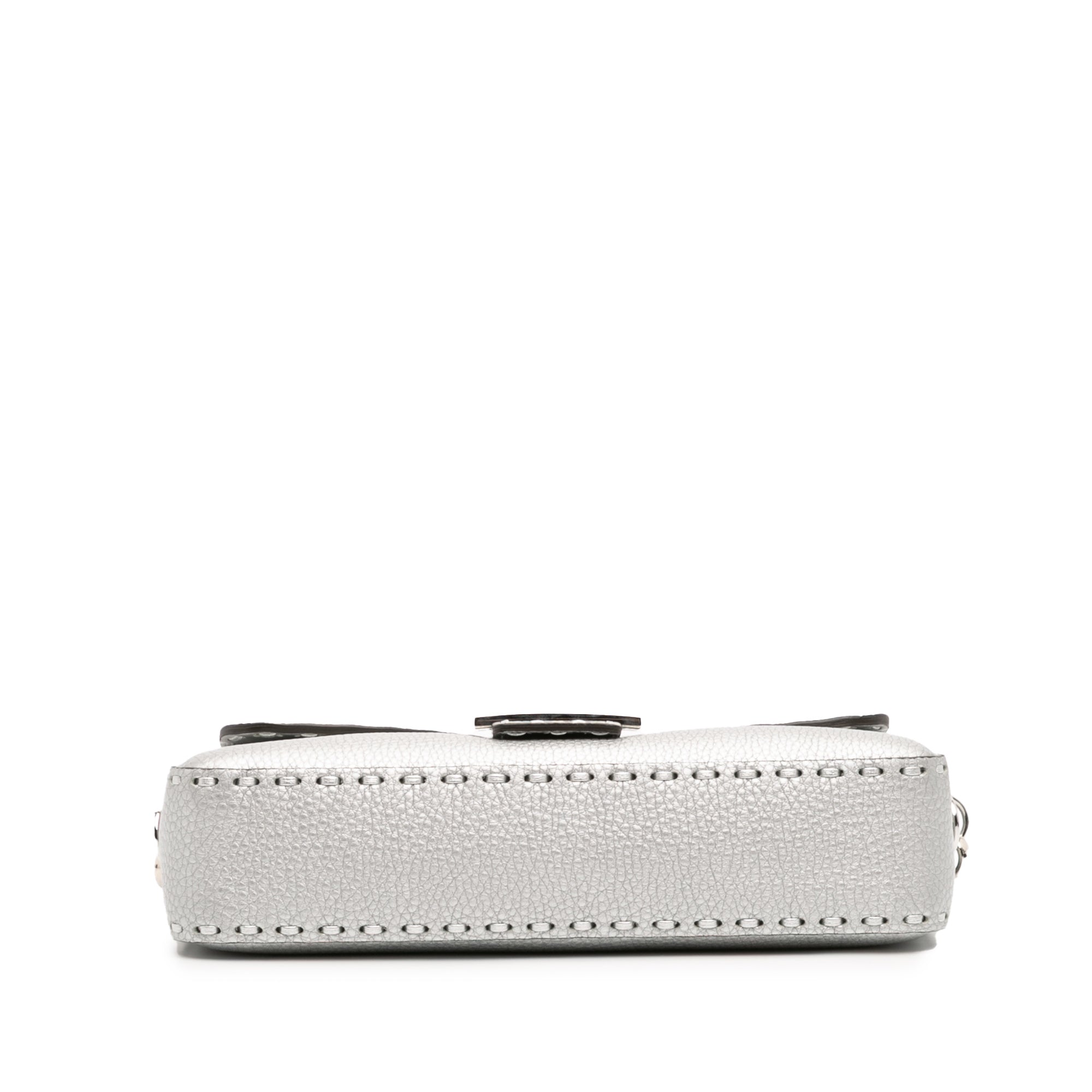 Leather Selleria Baguette Satchel
