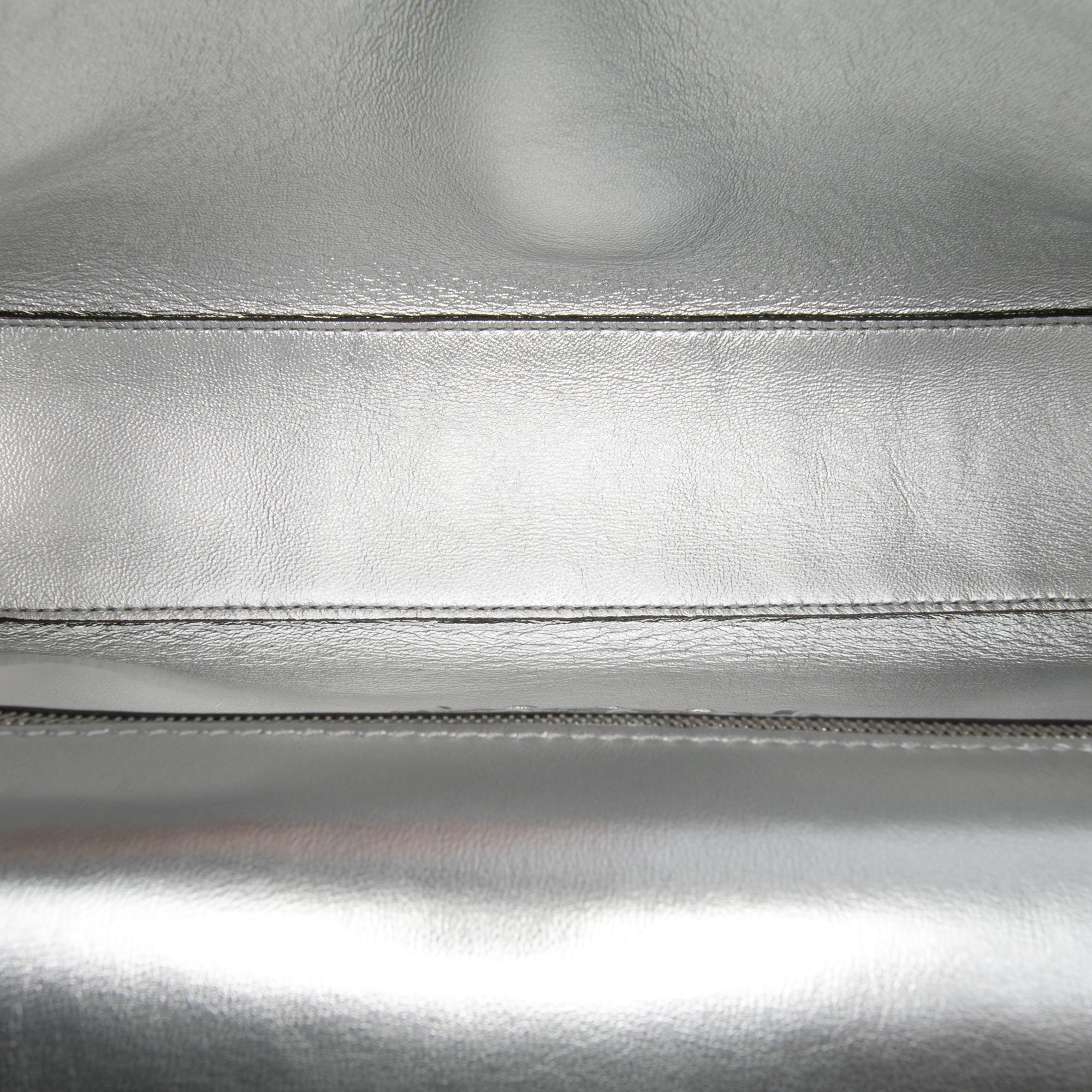 Leather Selleria Baguette Satchel