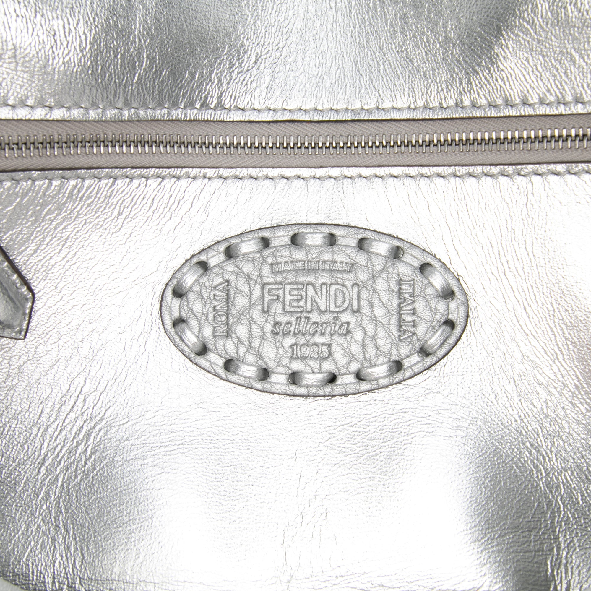 Leather Selleria Baguette Satchel
