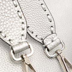Leather Selleria Baguette Satchel