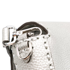 Leather Selleria Baguette Satchel