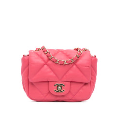 Mini Quilted Calfskin Bubbly Flap