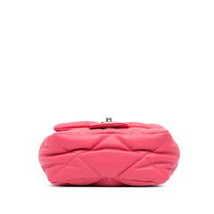 Mini Quilted Calfskin Bubbly Flap