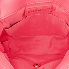 Mini Quilted Calfskin Bubbly Flap